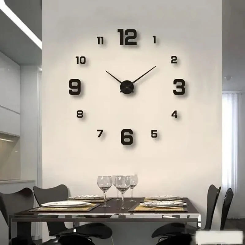 Minimalist Frameless Clock