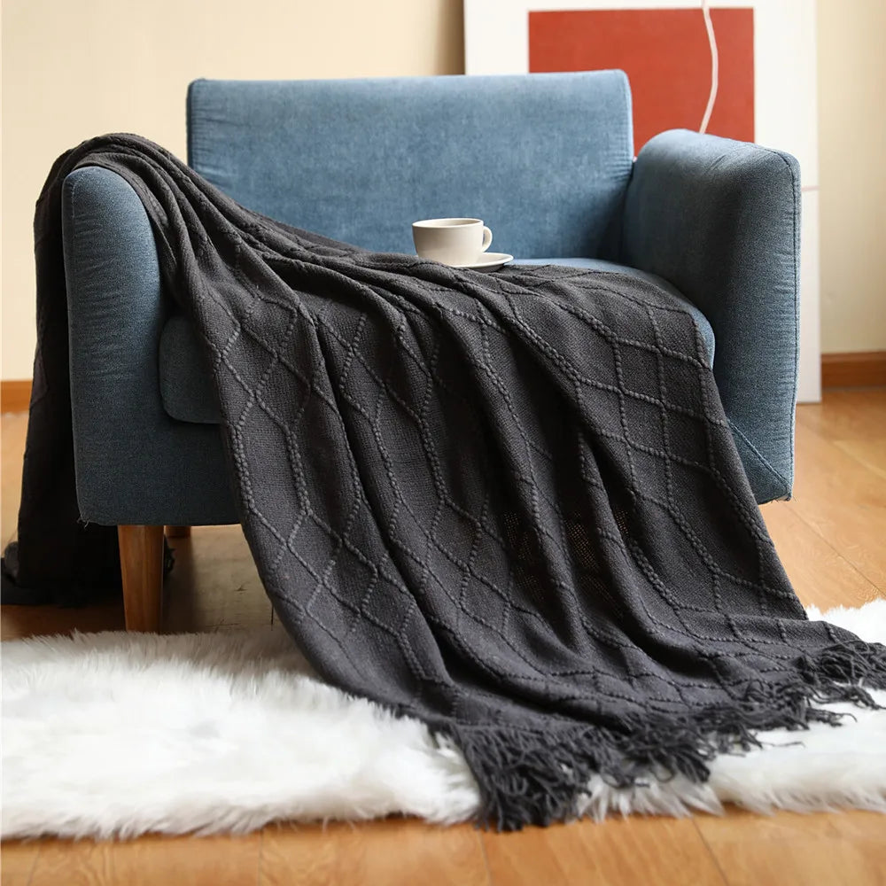 Cozy Knitted Blanket