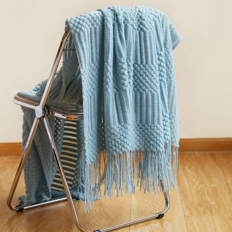 Cozy Knitted Blanket