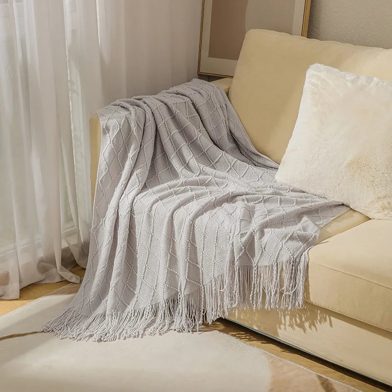 Cozy Knitted Blanket