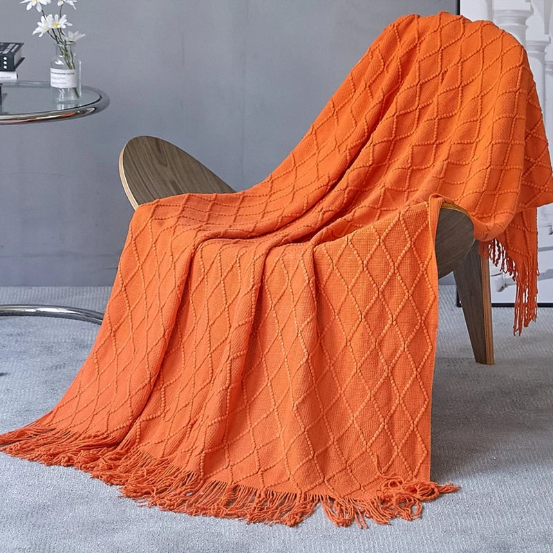 Cozy Knitted Blanket