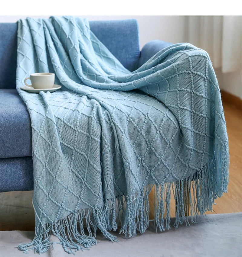 Cozy Knitted Blanket