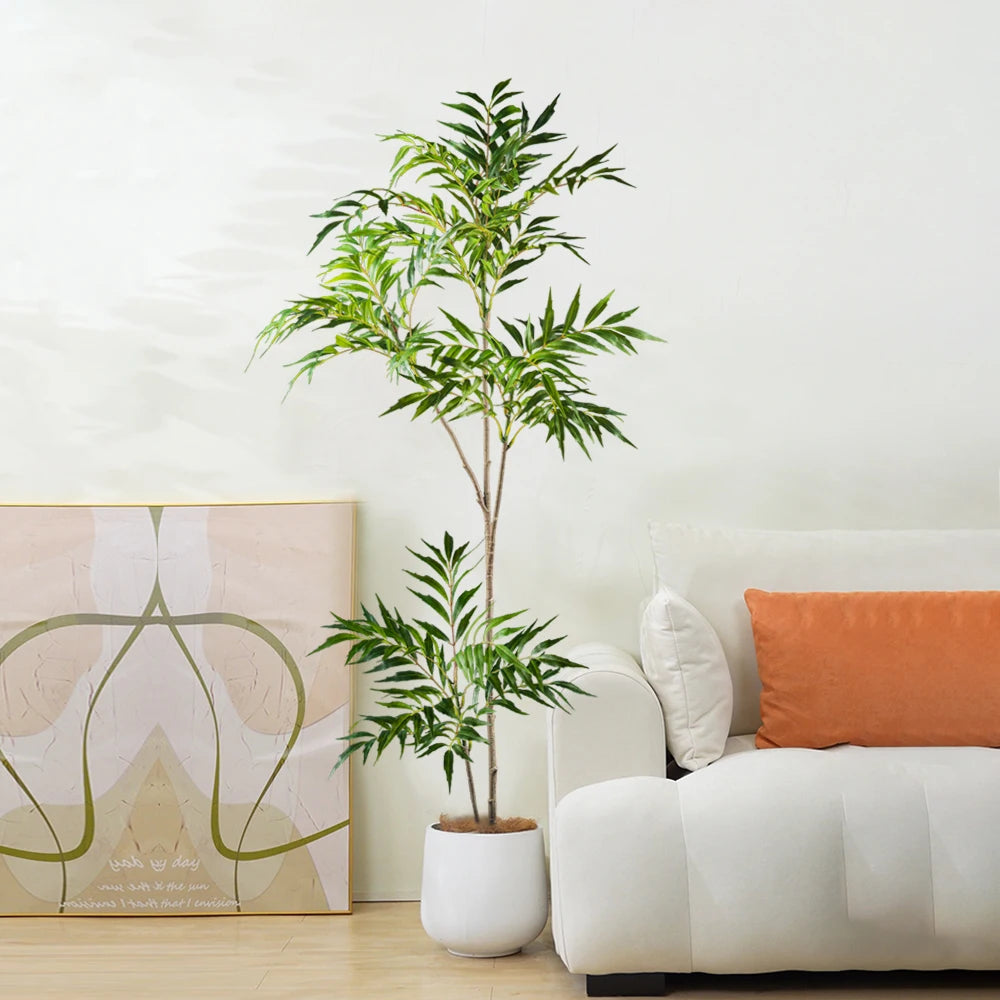Faux Tall Nandina Plant