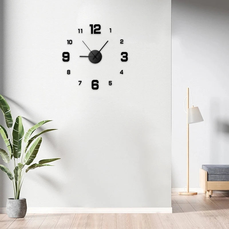 Minimalist Frameless Clock
