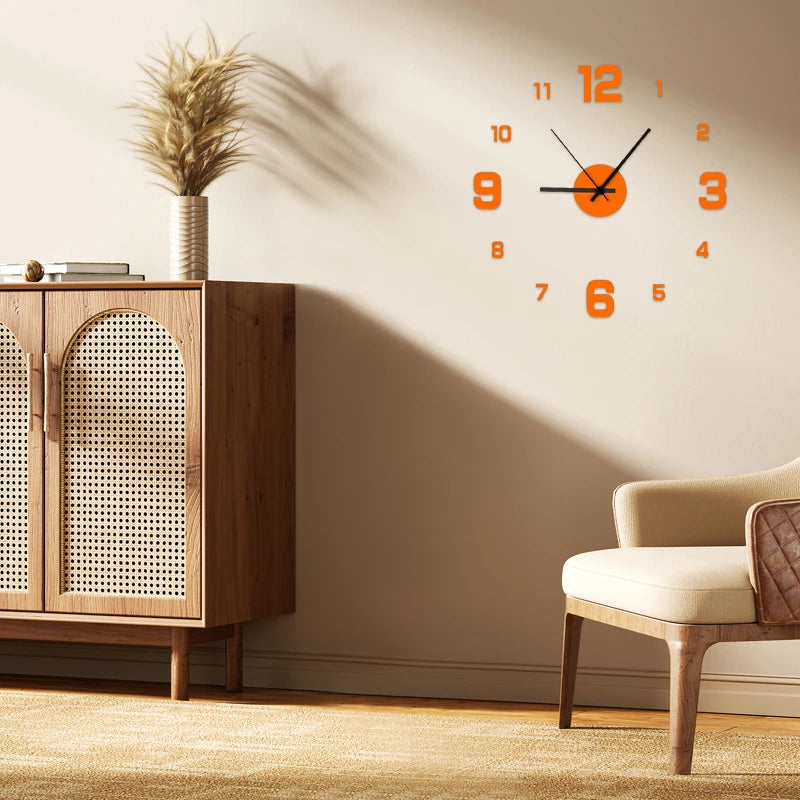 Minimalist Frameless Clock