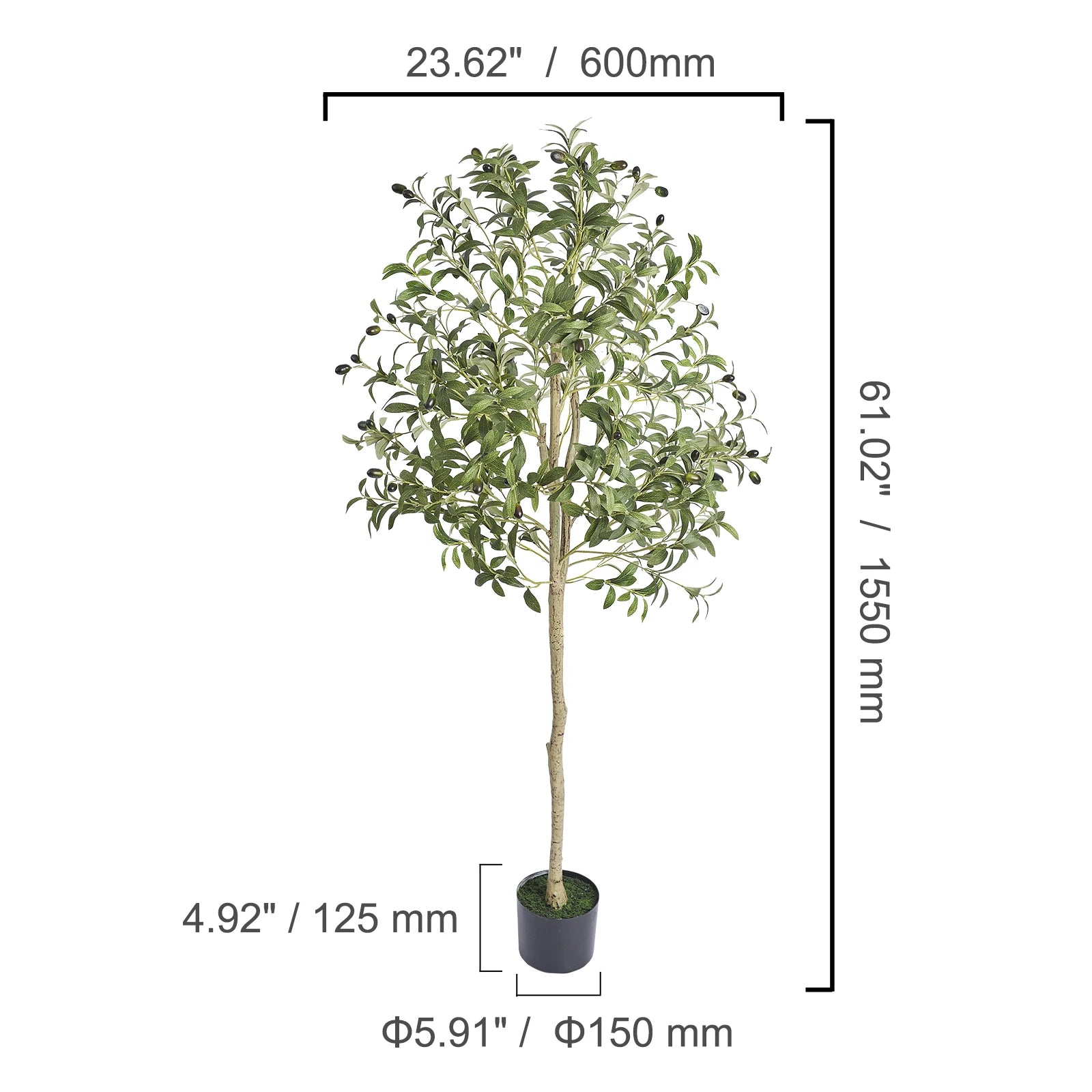 Faux Olive Tree