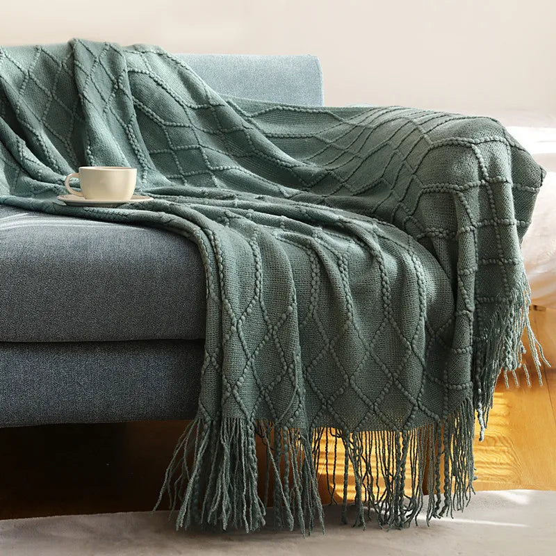 Cozy Knitted Blanket