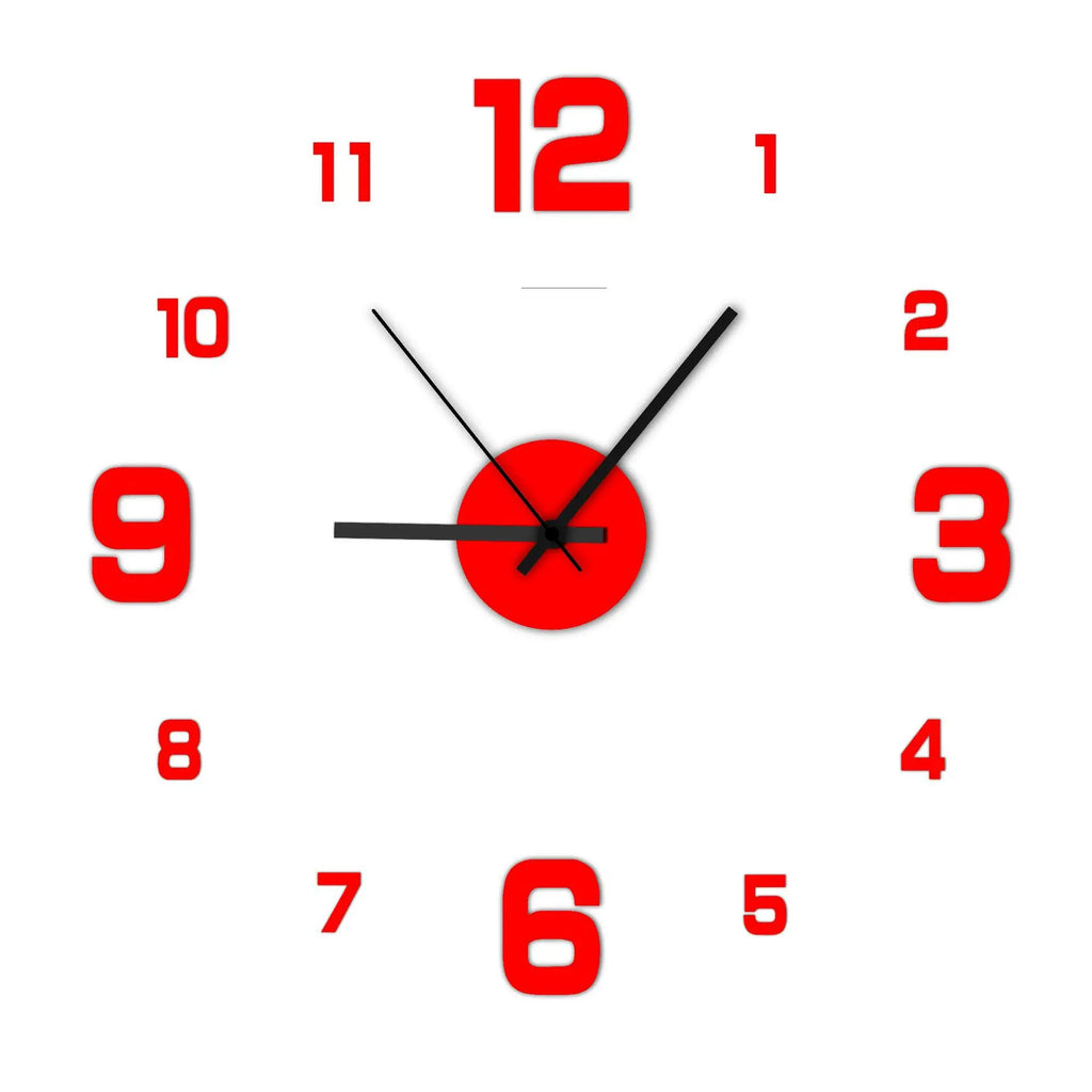 Minimalist Frameless Clock