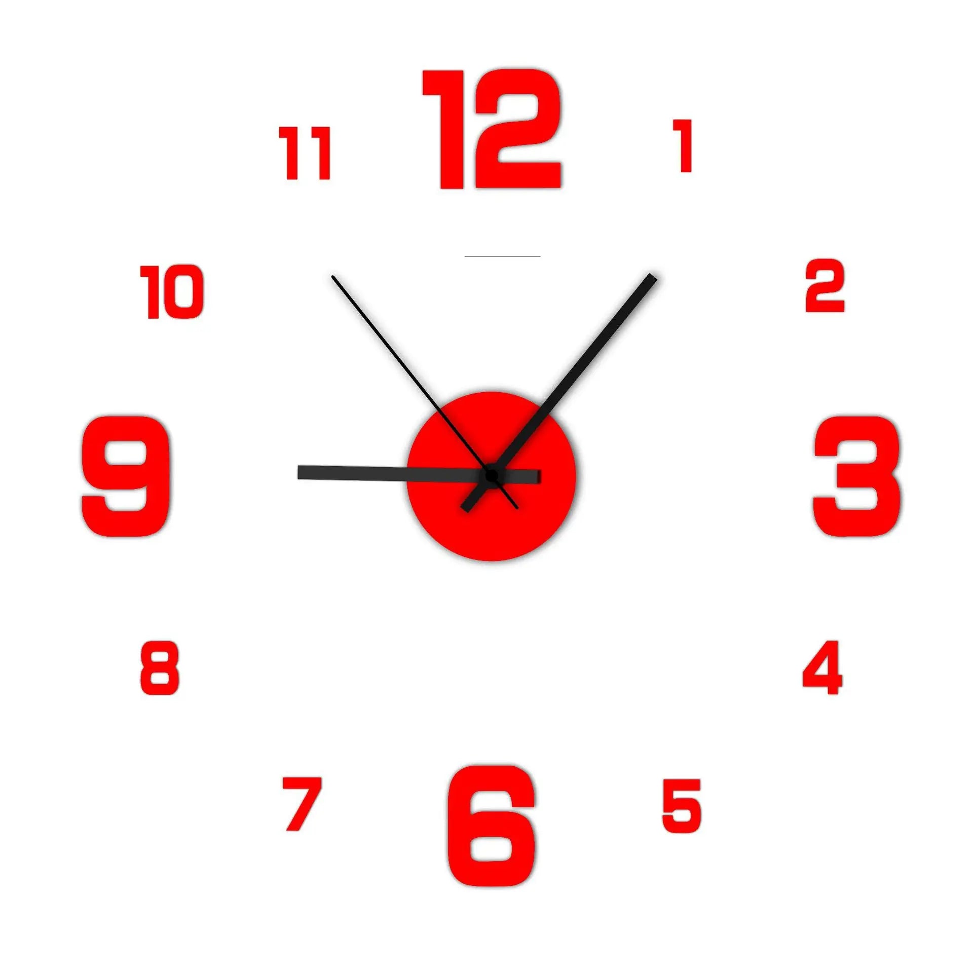 Minimalist Frameless Clock