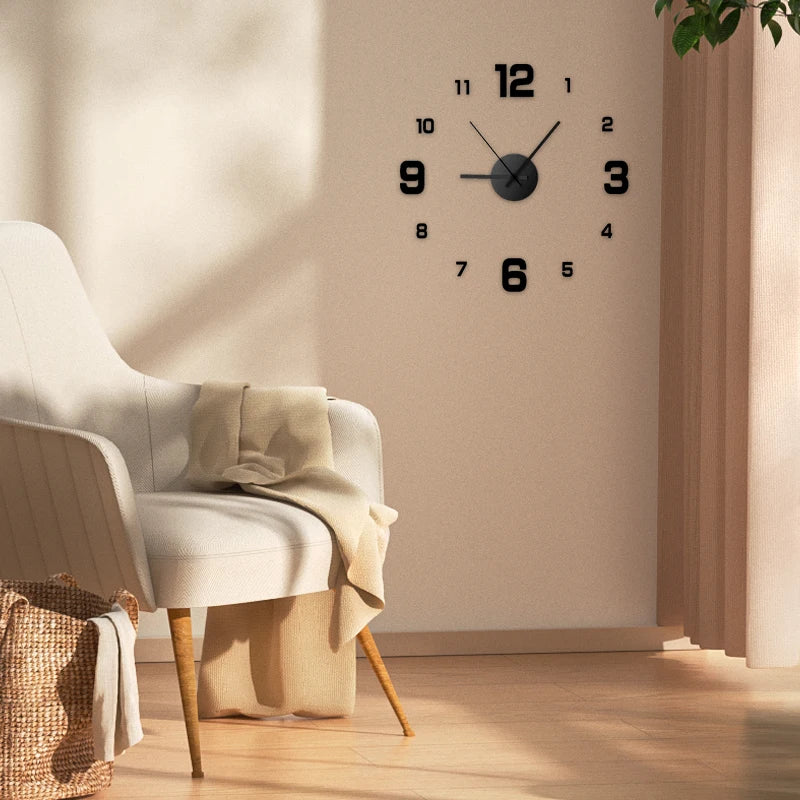 Minimalist Frameless Clock