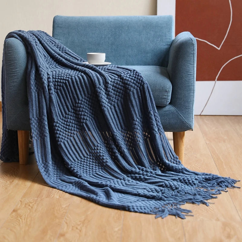 Cozy Knitted Blanket