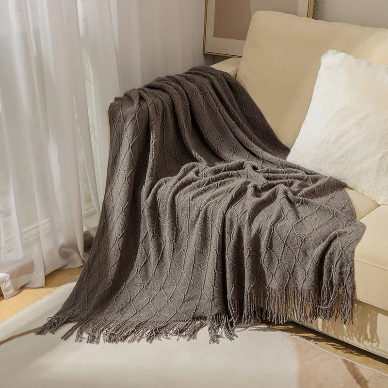 Cozy Knitted Blanket
