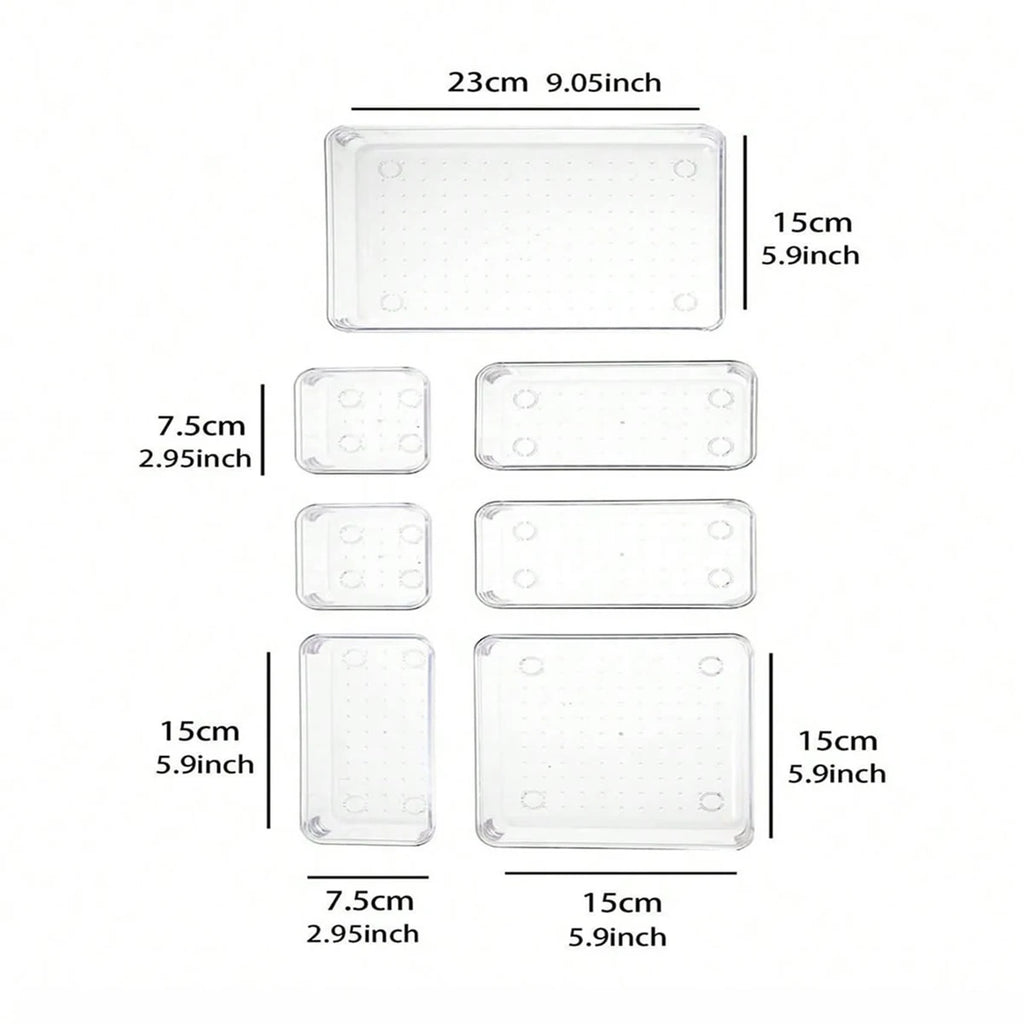 Makeup Drawer Organizer(7 piece)