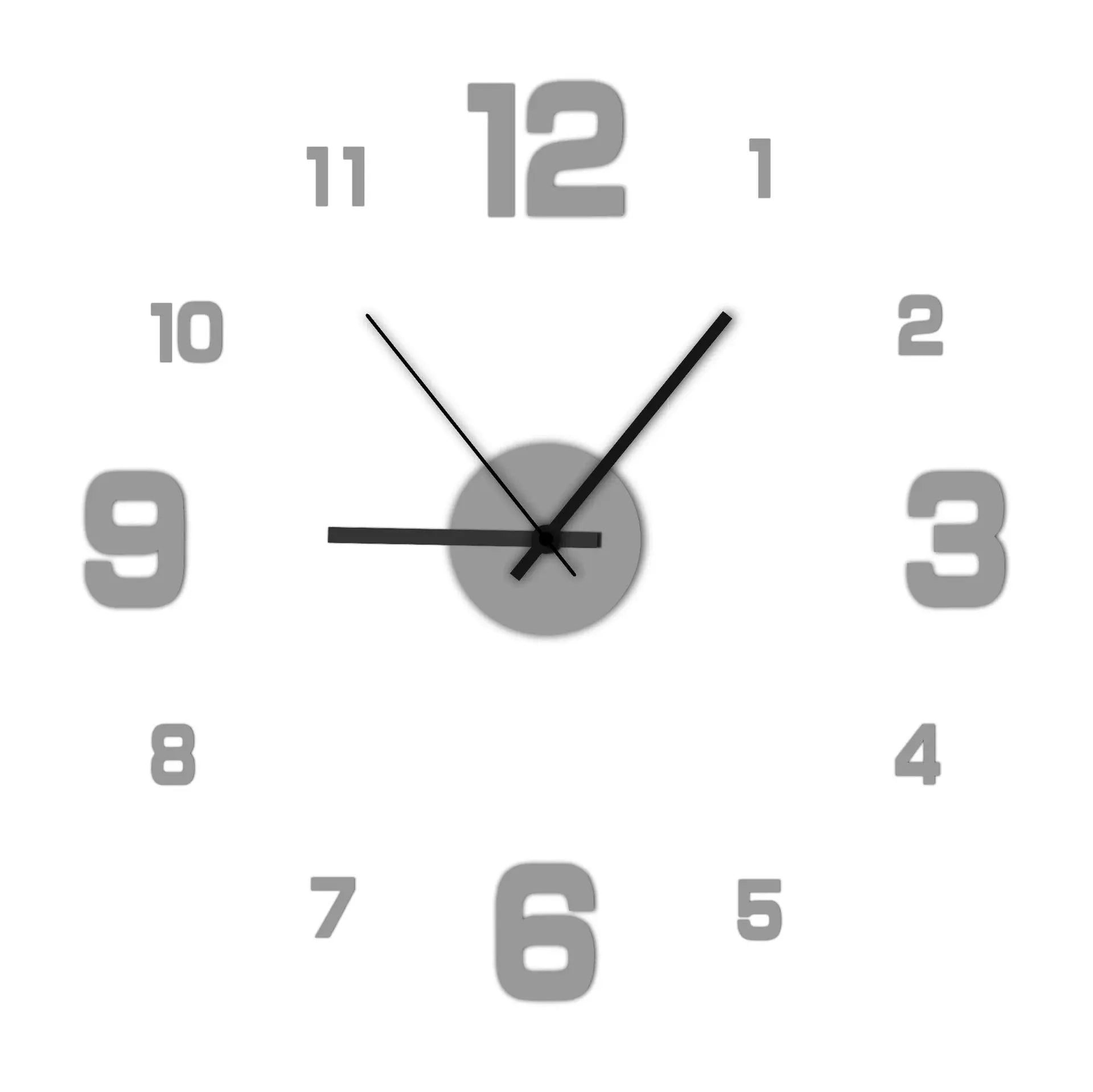 Minimalist Frameless Clock