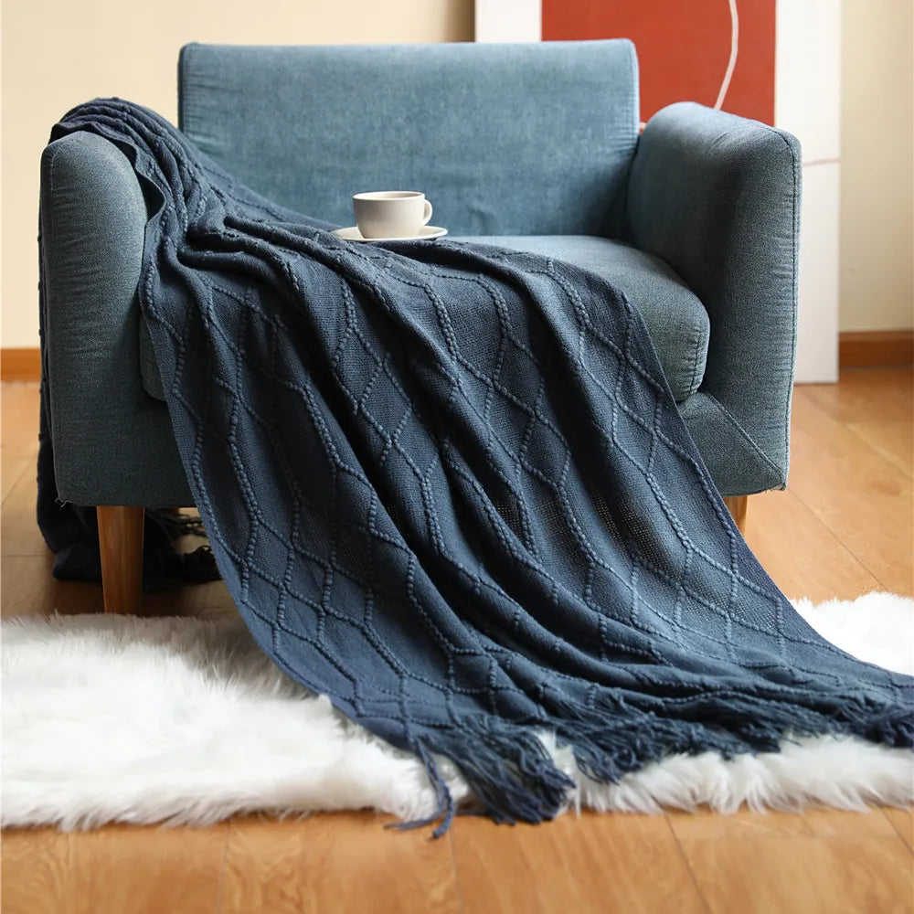 Cozy Knitted Blanket