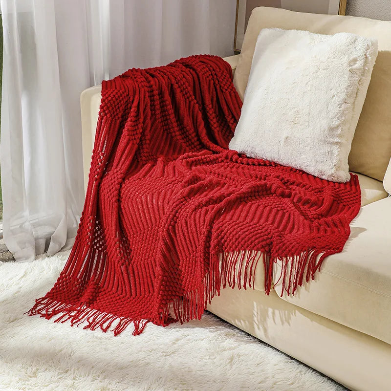 Cozy Knitted Blanket