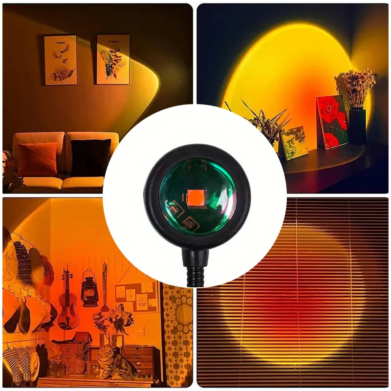 Sunset projection lamp
