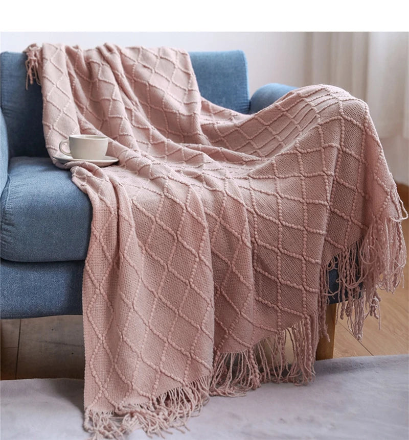 Cozy Knitted Blanket