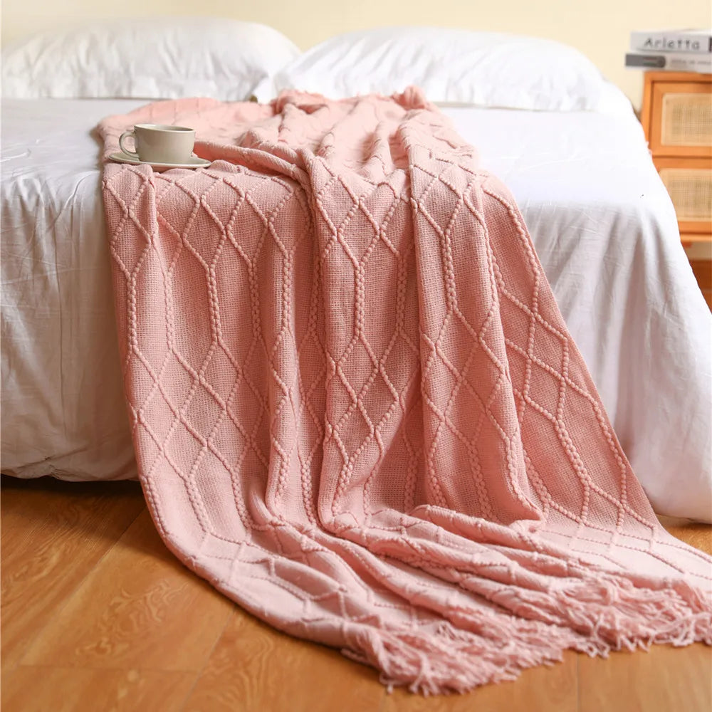 Cozy Knitted Blanket