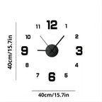 Minimalist Frameless Clock