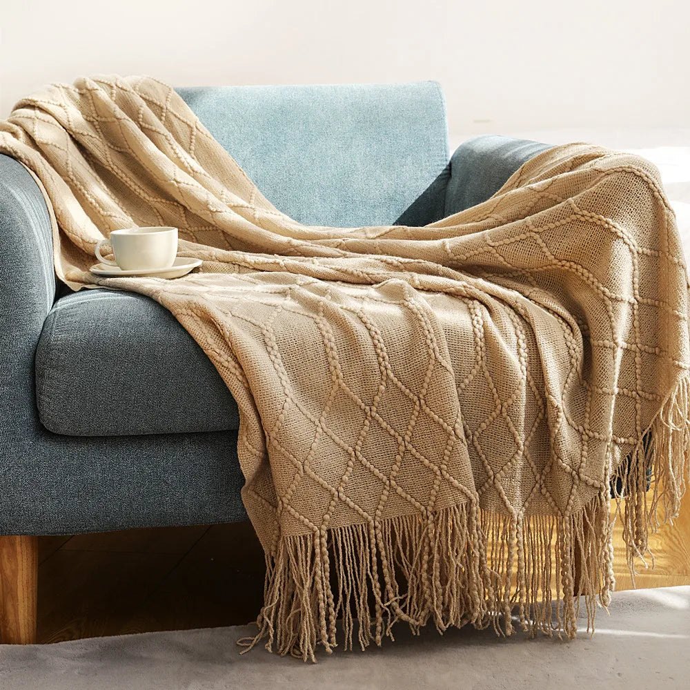 Cozy Knitted Blanket